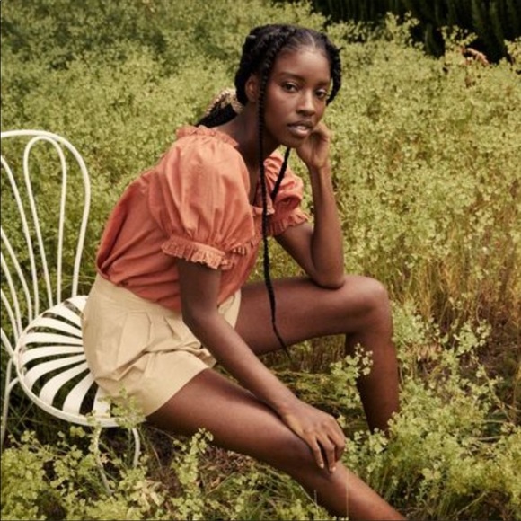 Doen Tops - *Last Call--Sending to RealReal Soon* NWT Doen Frances Top in Tierra